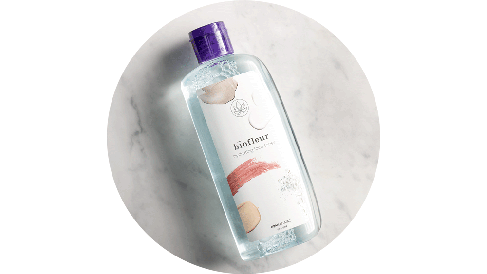 Skincare product label